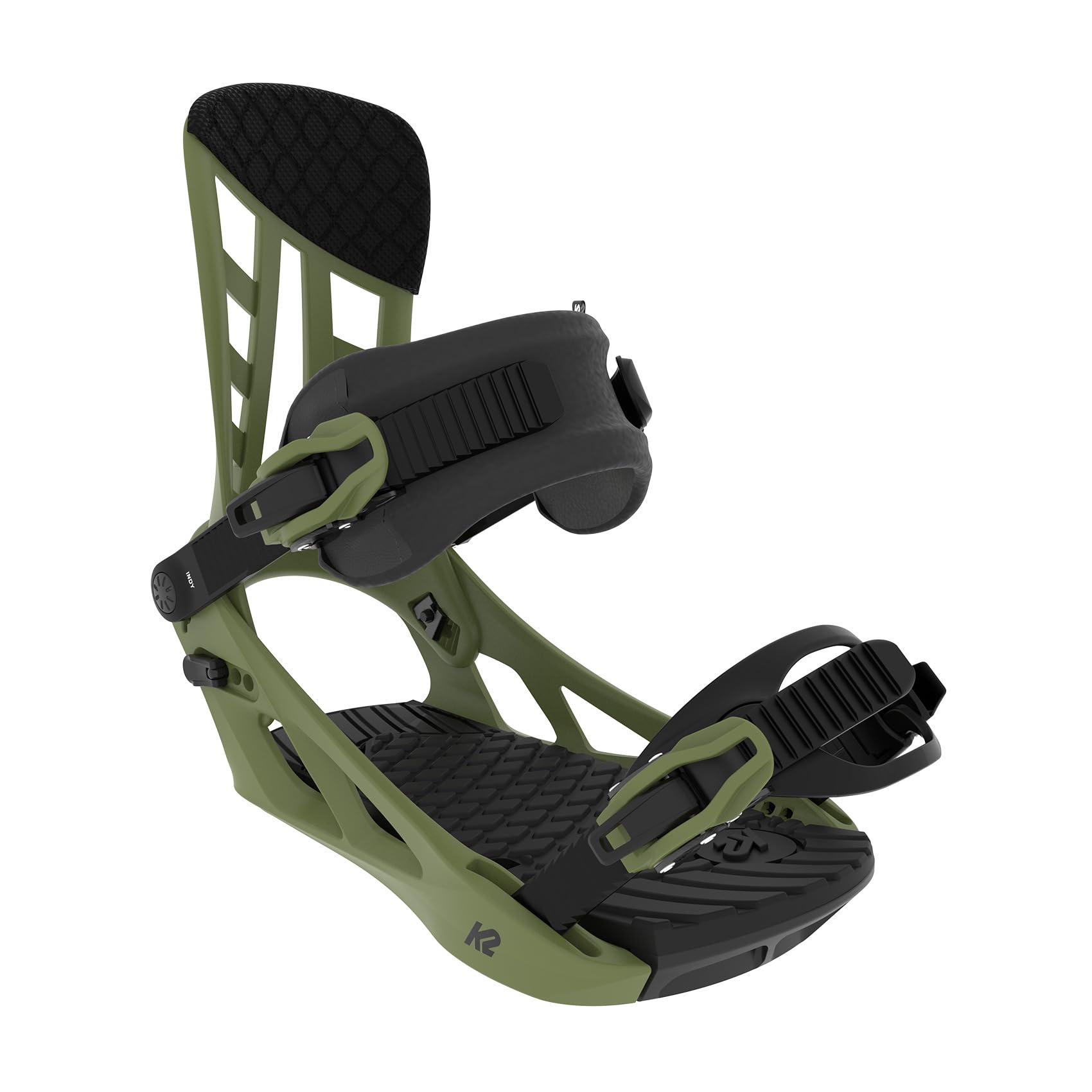 K2 Indy Men's Snowboard Bindings - Adjustable & Responsive for All-Mountain Riding - Perfect for Freestyle & Powder Snowboarding