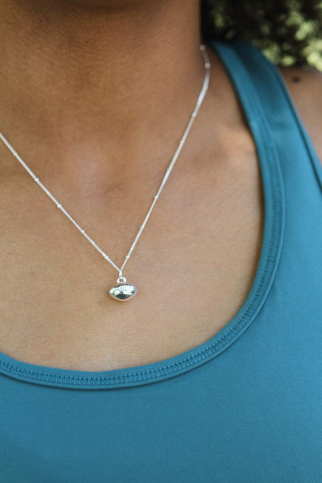 Chelsea Charles Women's Sports Charm Necklace - Elegant Sterling Silver Tennis & Golf Pendant Jewelry for Athletes, Gifts for Her - Perfect for Workouts, Games & Everyday Wear