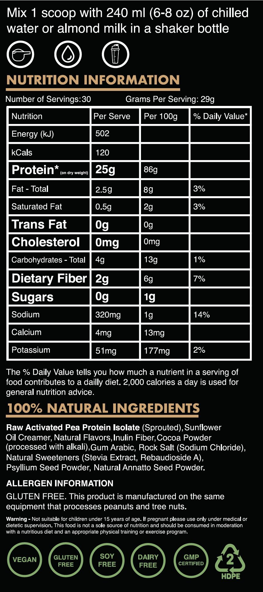 Blessed Protein - Natural Plant-Based Protein Powder for Muscle Recovery & Weight Loss | Vegan, Gluten-Free, Non-GMO | Perfect for Smoothies, Baking & Post-Workout
