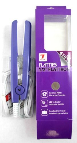 Tyche 1/2 Inch Flat Iron for Hair - Professional Ceramic Tourmaline Hair Straightener for Smooth & Shiny Styling - Perfect for Home Use, Salons & Travel