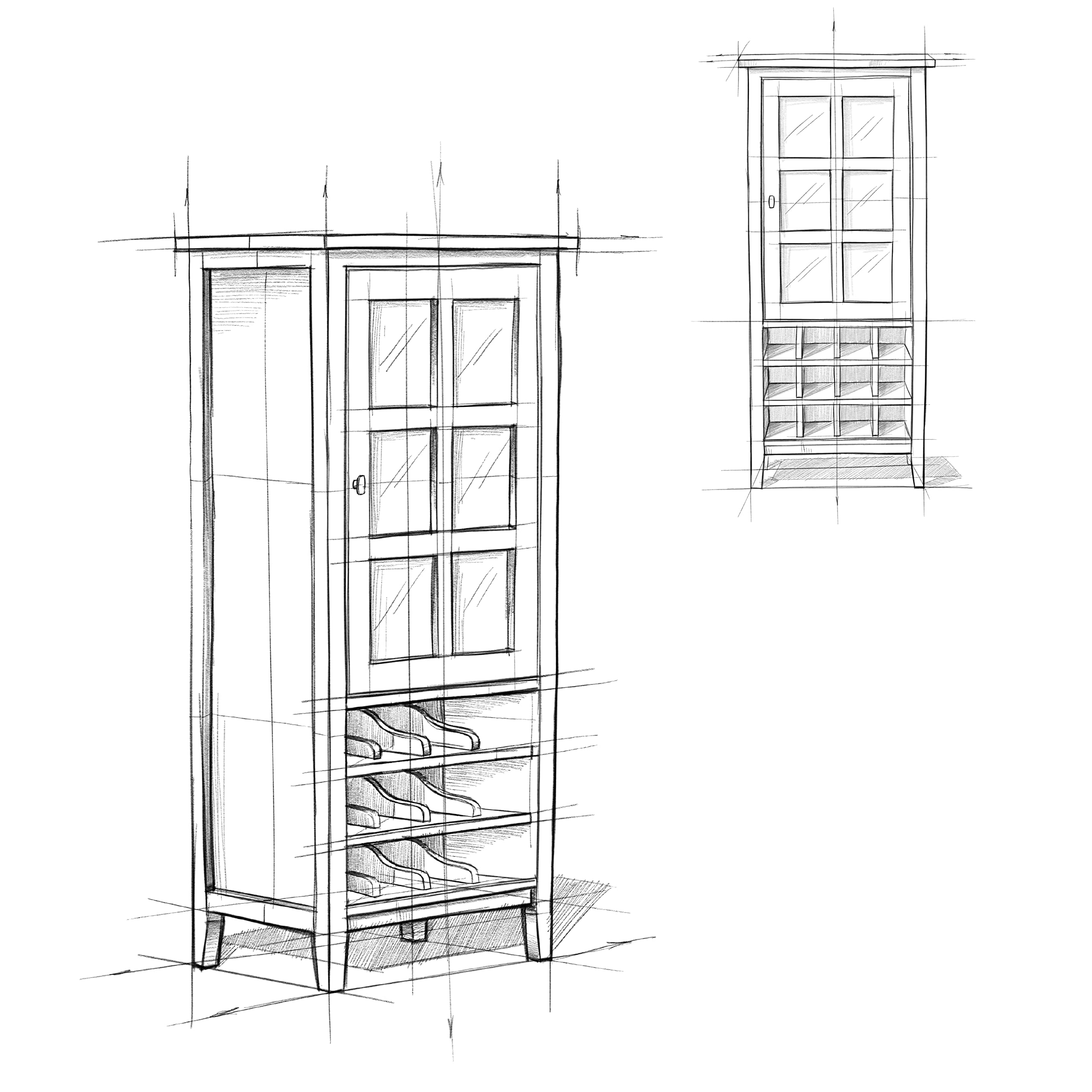 SIMPLIHOME 23 Inch Solid Wood Transitional Wine Rack - High Capacity Storage in Warm Tobacco Brown | Perfect for Living Room, Dining Room & Kitchen Decor | Ideal for Wine Bottle Organization & Stylish Home Display