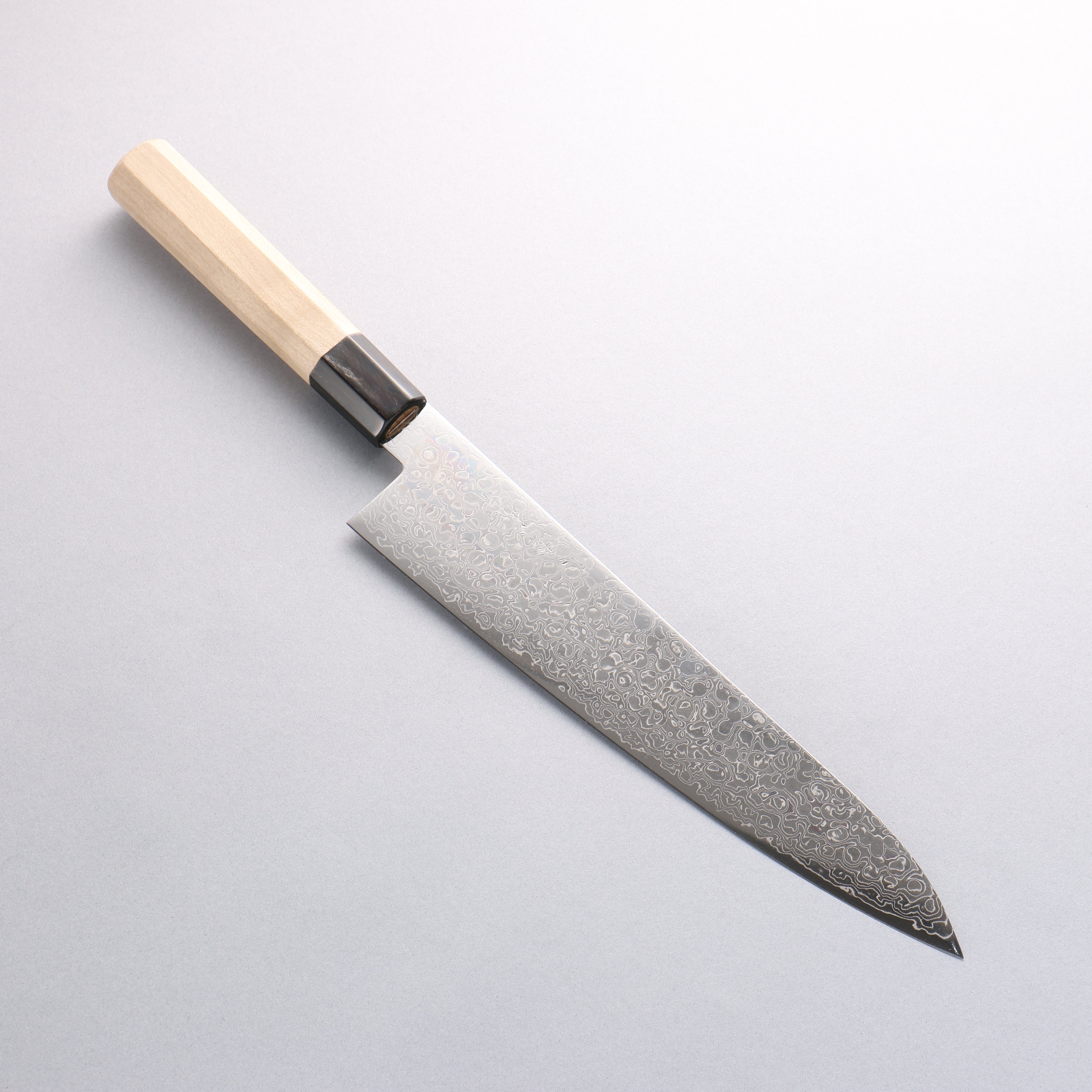 Premium Misuzu AUS10 Damascus Gyuto Chef Knife 240mm - Handcrafted Japanese Kitchen Knife with Magnolia Wood Handle - Perfect for Sushi, Meat Cutting & Professional Chefs