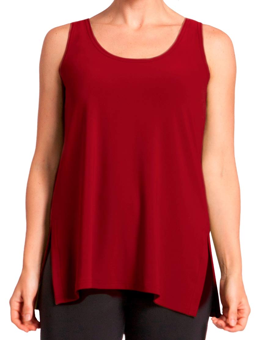 Plus Size Women's Sleeveless Tank Top - Comfortable Stretchy Casual Wear for Summer, Workout & Everyday Use