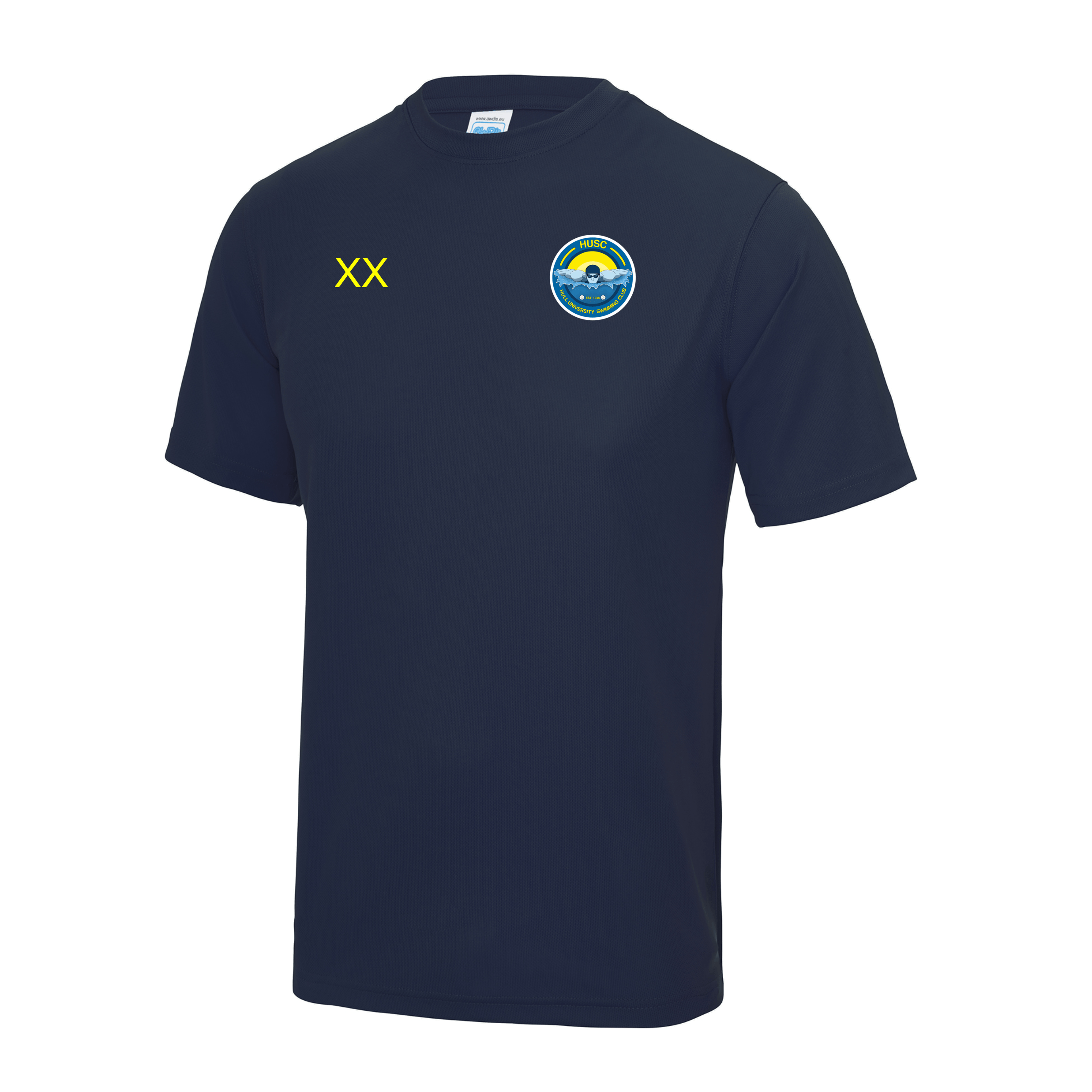 Hull University Swimming Club Committee Team Shirt - Custom Logo Cotton T-Shirt for Swim Team Leaders - Perfect for Competitions, Meetings & Team Events