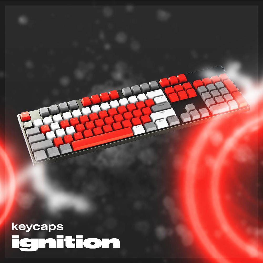 Premium Mechanical Keyboard Keycaps - Cherry MX Compatible Keycaps for Gaming & Typing - Durable PBT Keycaps for Custom Keyboards (Office, Gaming, Esports)