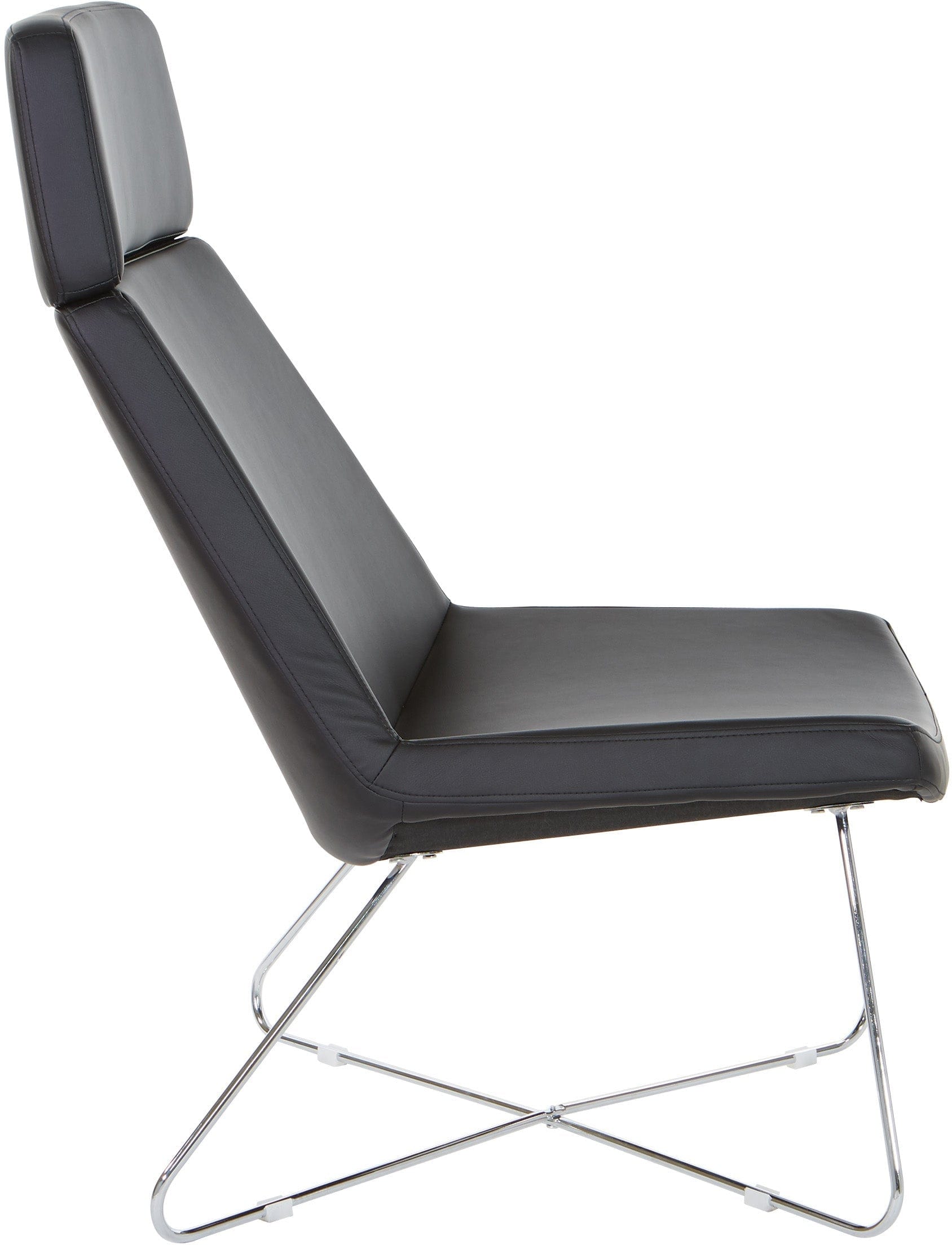 Office Star Geena Guest Chair [GNA50400] - Ergonomic Office Chair with Padded Seat & Back, Swivel Base - Perfect for Home Office, Conference Rooms & Reception Areas