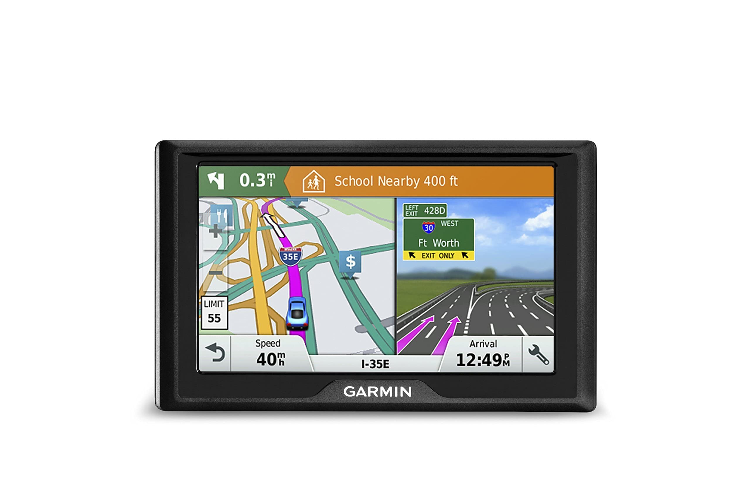 Garmin Drive 51 USA LM GPS Navigator with Lifetime Maps & Spoken Directions - Renewed | Real-Time Traffic Alerts, TripAdvisor Reviews | Perfect for Road Trips, Truckers & RV Travelers