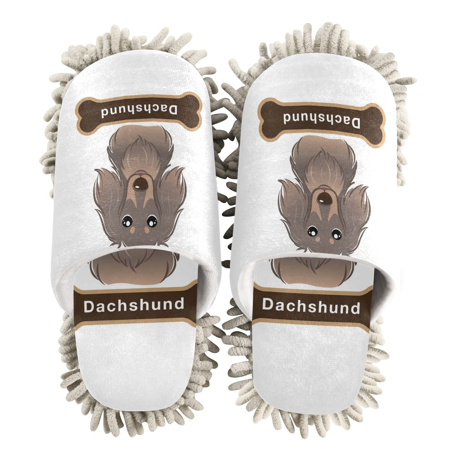 Poeticcity Unisex Cleaning Slippers - House Mop Shoes for Dusting & Spa Use, Comfortable Indoor/Outdoor Slippers for Home Cleaning, Yoga & Relaxation (Size M-L)
