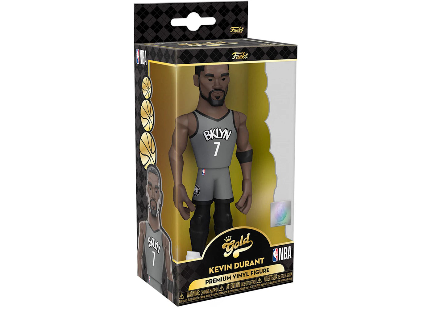 Kevin Durant Gold 5 Funko Pop NBA Basketball Figure - Exclusive Collectible (CE'21) - Perfect for NBA Fans, Sports Memorabilia Collectors, and Gift Giving