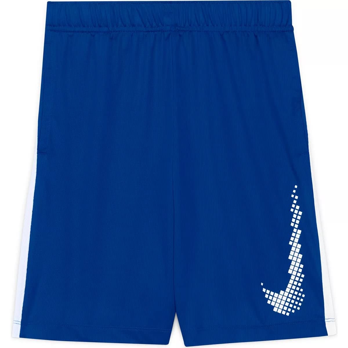 Nike Big Boys Dominate Graphic Shorts - Athletic Basketball Workout Running Shorts for Boys (Medium, White) - Perfect for Gym, Sports, and Casual Wear