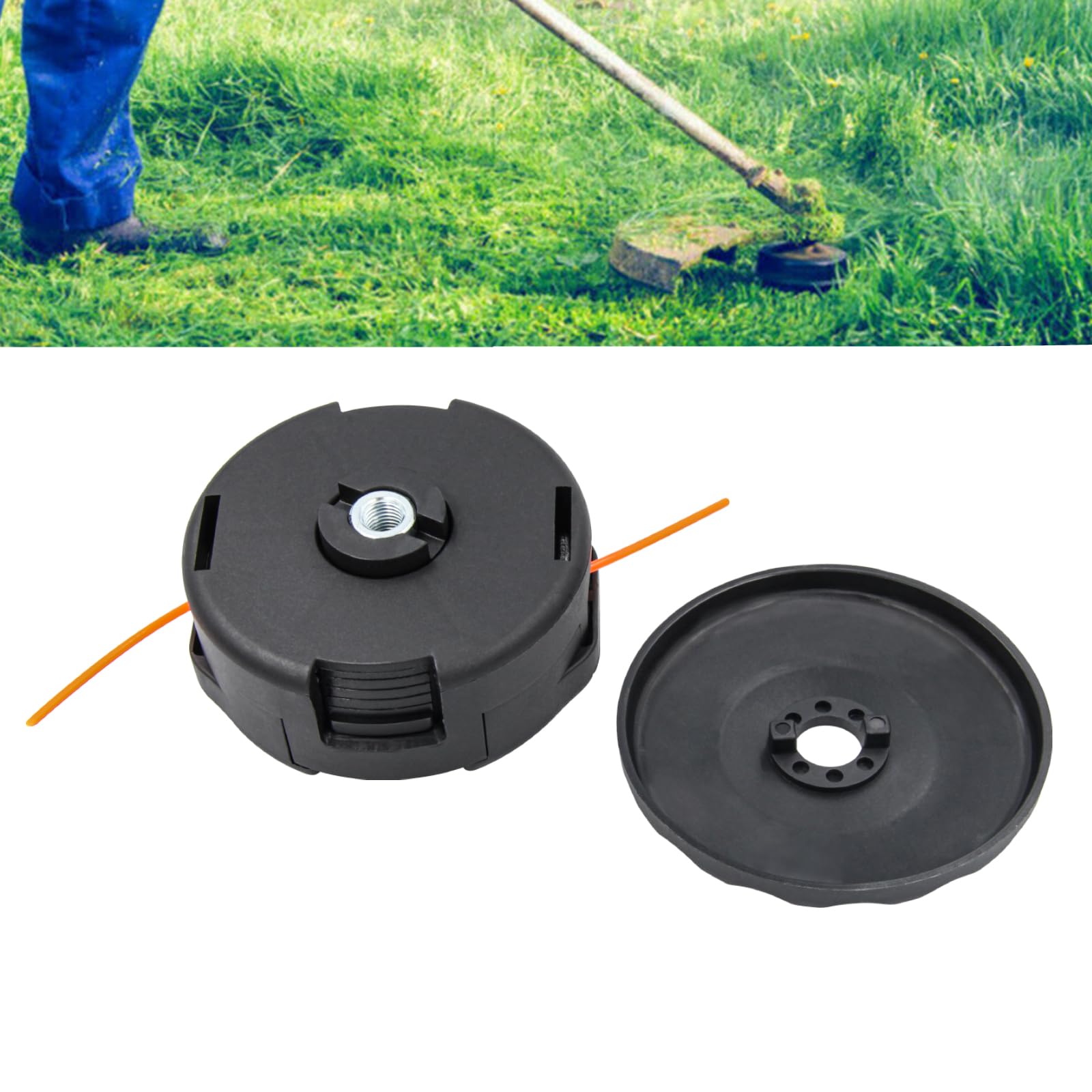 Echo Speed Feed Replacement Trimmer Head - Compatible with SRM-210, SRM-225, SRM-230, SRM-250, SRM-265, SRM-266, SRM-280, SRM-2100, PAS210, PAS225, PAS230, PAS260 - Bump Feed Trimmer Head for Easy Grass and Weed Cutting - Perfect for Lawn Care, Landscaping, and Yard Maintenance