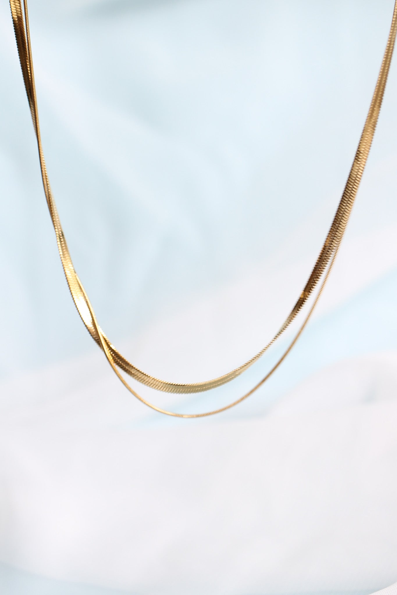 Back Bay Layered Gold Necklace for Women - Elegant Dainty Layered Chain Necklace for Everyday Wear, Date Night & Gift Giving