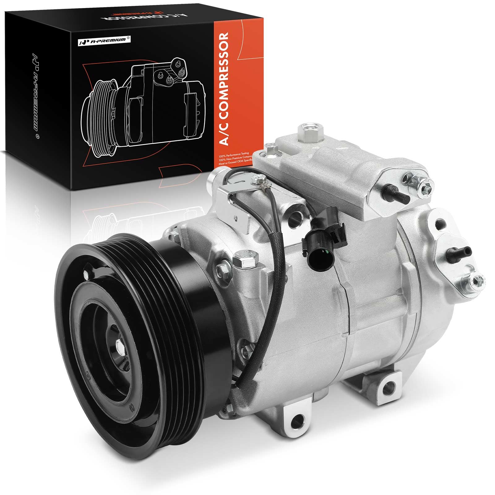 Premium AC Compressor with Clutch for 2007-2012 Kia Rondo 2.4L - High Performance Replacement Part for Smooth Cooling in Summer Drives