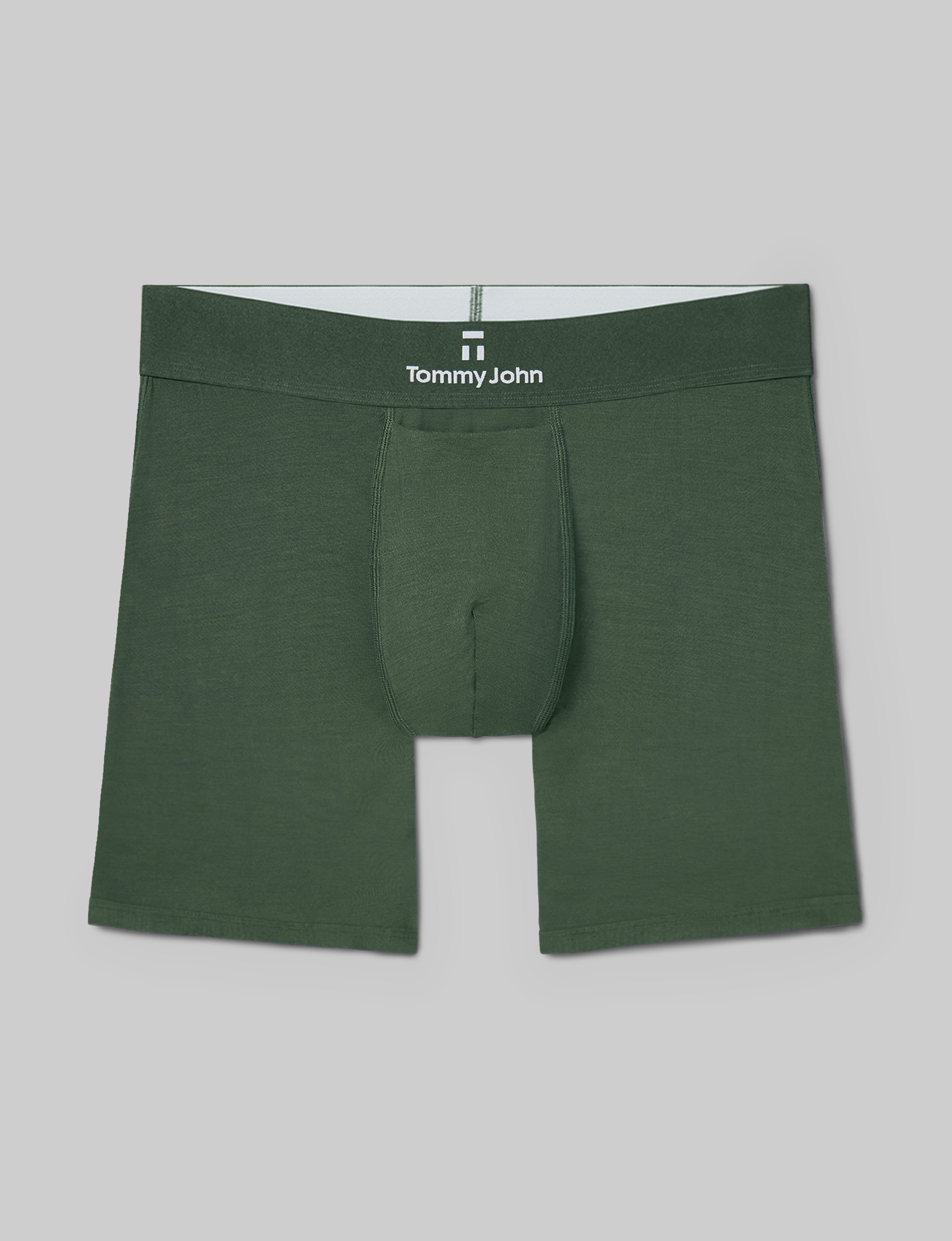 Second Skin Mid Length Boxer Briefs - 6 Pack Ultra Soft Breathable Men's Underwear for All-Day Comfort - Perfect for Workouts, Travel & Everyday Wear