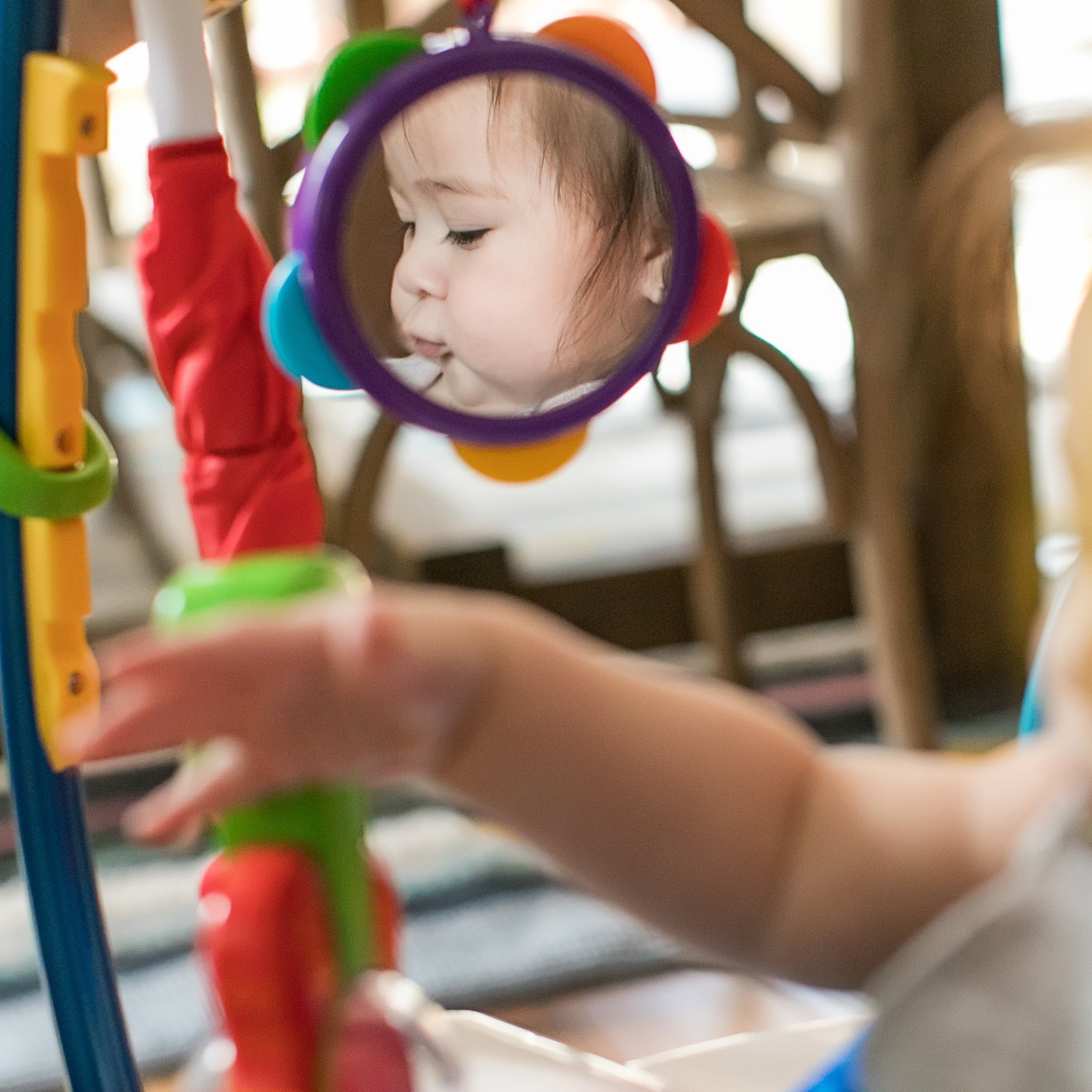 Baby Einstein Neighborhood Symphony Activity Jumper - Interactive Infant Entertainer with Lights, Music & Developmental Toys for Babies 6+ Months (Up to 25 lbs) | Perfect for Playtime, Learning & Motor Skills Development | Unisex Design for Boys & Girls