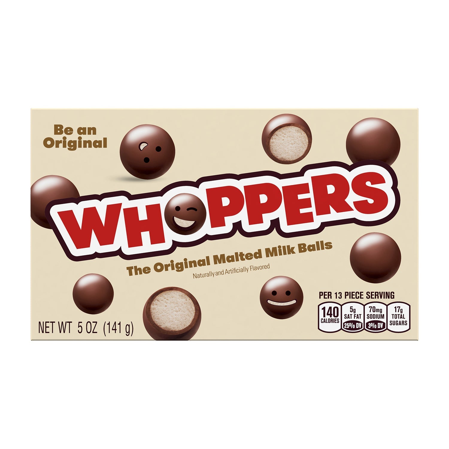 Hershey's Whoppers Malted Milk Balls Theater Box - 5oz (12 Count) - Perfect for Movie Nights, Parties & Snacking