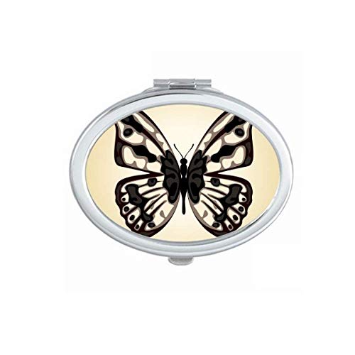 DIYthinker Butterfly Specimen Double-Sided Portable Folding Makeup Mirror - Compact Travel Vanity Mirror for Home, Office & Travel Makeup Application
