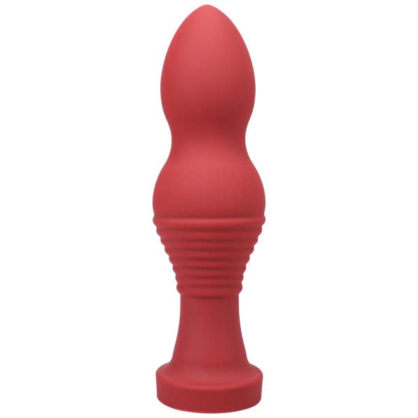 Tantus Piggy XL Butt Plug - 100% Ultra-Premium Super Soft Silicone Anal Toy for Men & Women - Safe, Body-Safe Matte Finish - Couples Play & Solo Stimulation - Perfect for Beginners & Advanced Users - Ruby Color