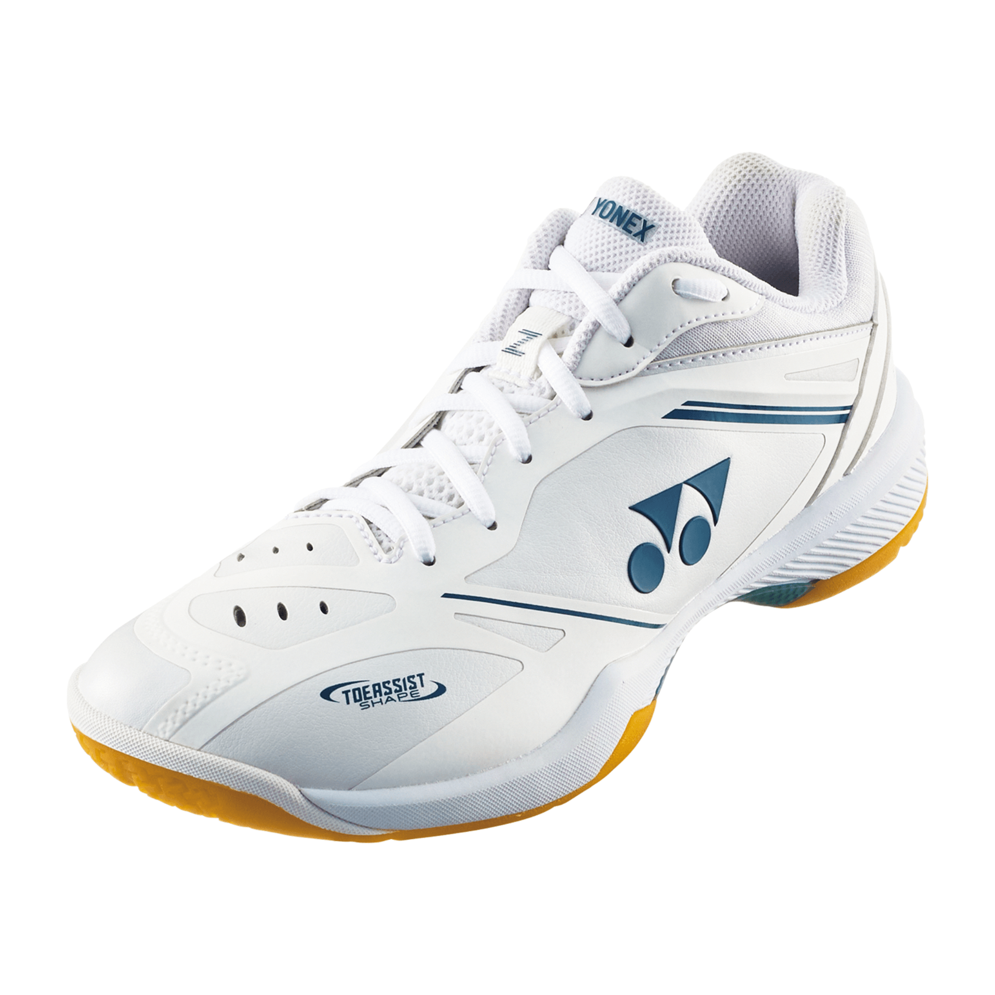 Yonex Power Cushion SHB65Z4 Men's Badminton Shoes - White | Lightweight & Shock Absorption for Indoor Court Sports, Training & Competitive Play