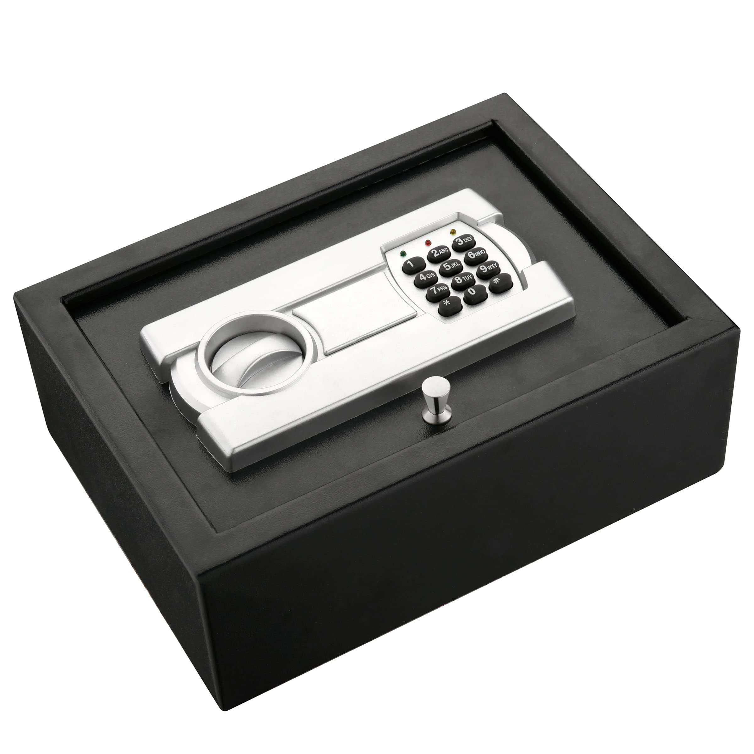 Paragon Safes 7730 Digital Security Drawer Safe with 2 Keys – Heavy Duty Steel Lockbox for Home, Office & Car Use | Dark Gray 83-DT5914 | Perfect for Jewelry, Cash & Documents Protection