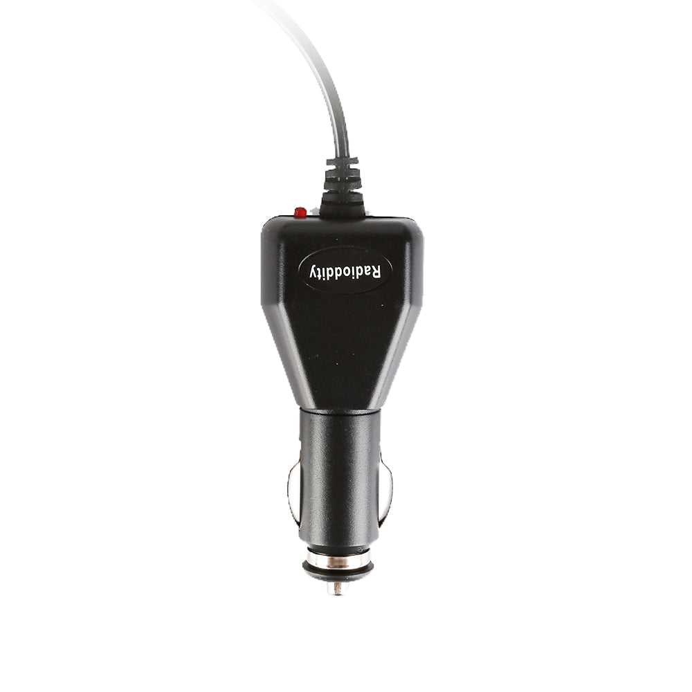 Radioddity CR-1 Car Charger for Baofeng UV-5R, UV-5R EX, GT-3, TP-UV-5RX3 - 12V Vehicle Power Adapter for Ham Radio - Perfect for Road Trips, Emergency Communication & On-the-Go Charging