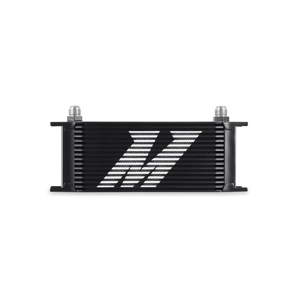 Mishimoto Universal 16-Row High Performance Oil Cooler - Black - Perfect for Racing, Off-Road & Performance Vehicles