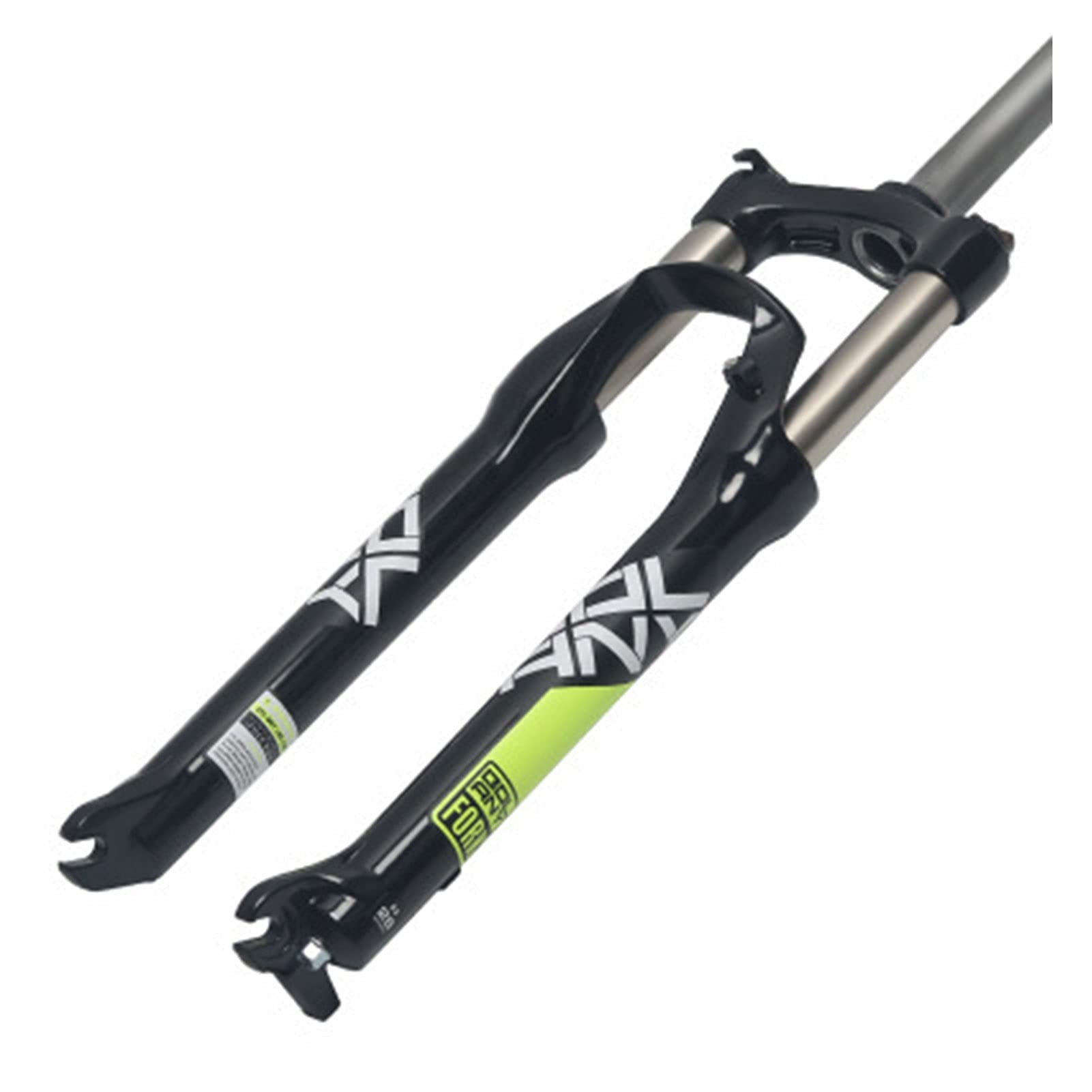 **UPPVTE 24 Inch Mountain Bike Air Suspension Fork - 100mm Travel, Disc Brake Compatible, Adjustable Shoulder Control for Smooth Riding | Perfect for Trail, Cross-Country & Off-Road Cycling**