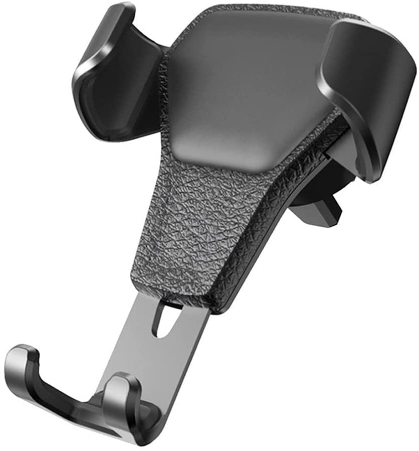Jiaanu Universal Car Phone Holder - Gravity Car Mount with Air Vent Clip & Dashboard Stand, Compatible with iPhone, Samsung, GPS - Perfect for Hands-Free Driving & Navigation
