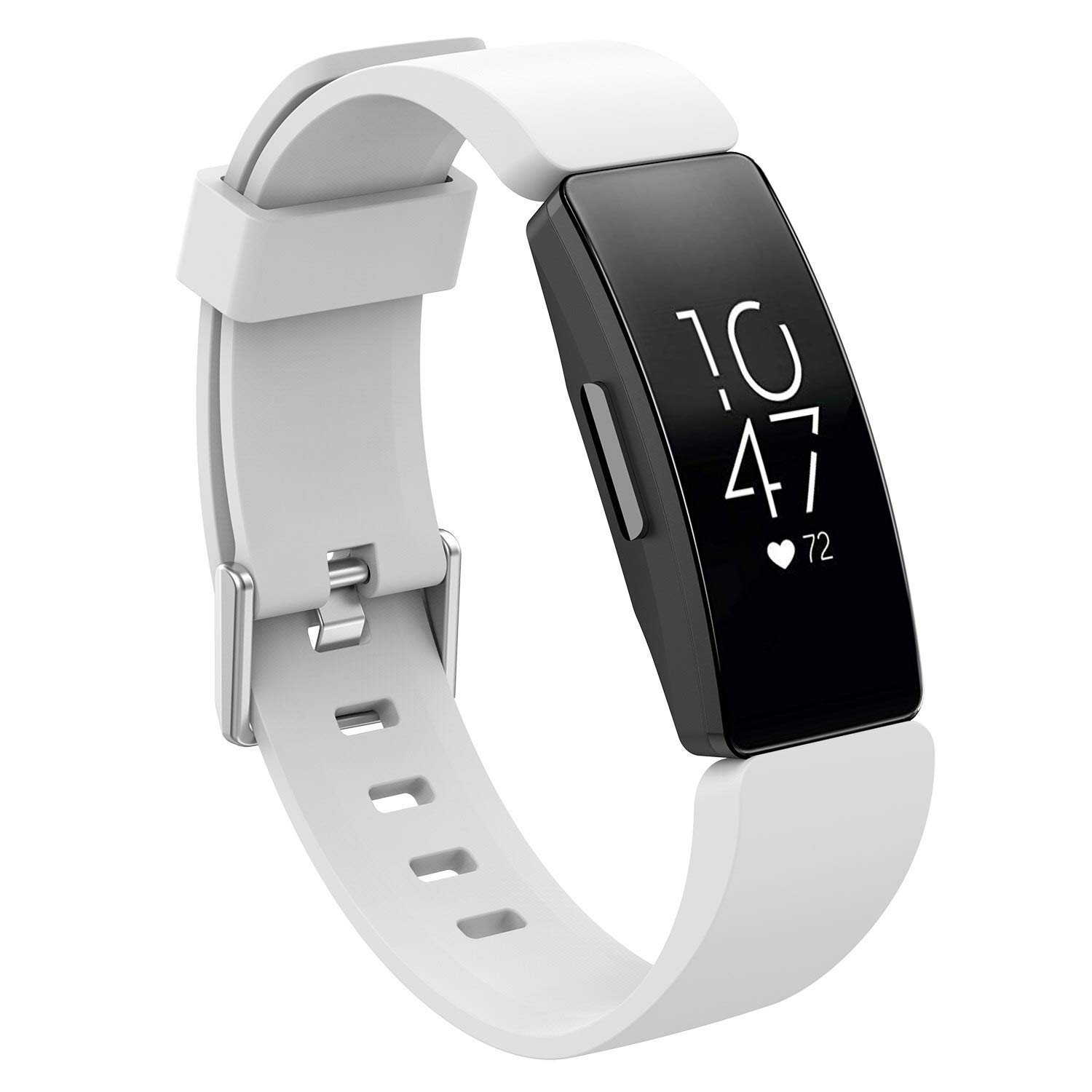 Fitbit Inspire HR Bands - Silicone Sport Strap Replacement for Workouts & Daily Use