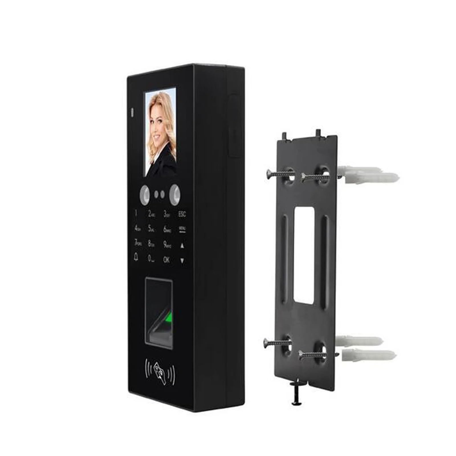 Biometric Access Control System with Face Recognition, RFID, Fingerprint & Password - Secure Office, School & Building Entry