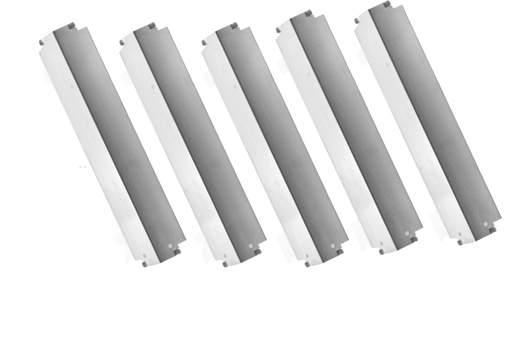 5-Pack Replacement Heat Plates for Gas Grill Models 415.16661, 415.16649011, 415.16237, 415.16138110, 16167, 16657 - Durable Burner Protector for Even Heat Distribution | Perfect for Backyard BBQs, Camping & Outdoor Cooking