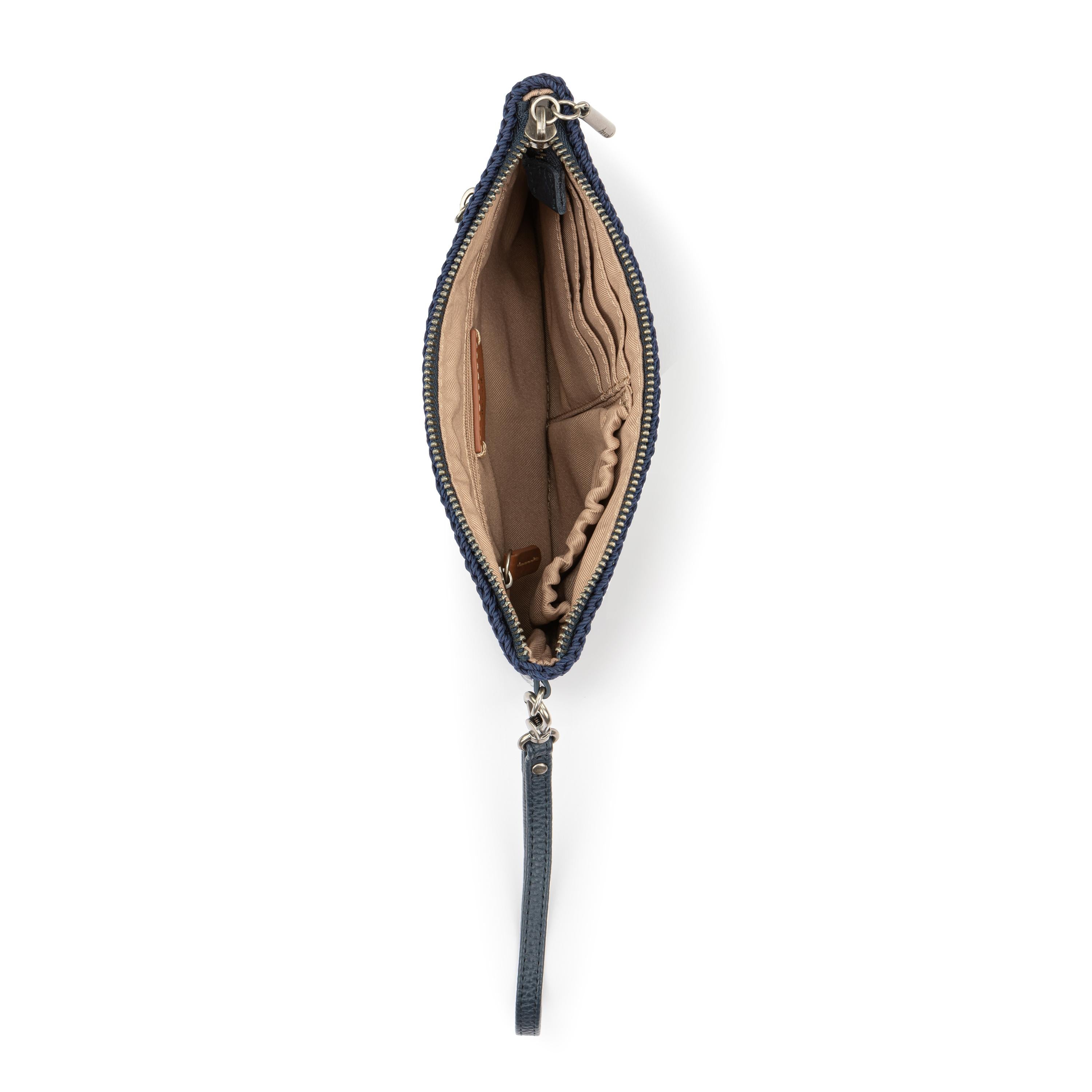 Vita Leather Wristlet in Indigo Blue - Stylish & Compact Wallet for Women, Perfect for Everyday Use, Travel, and Night Out
