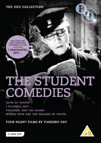 Yasujirô Ozu - 4 Film Collection (The Student Comedies) - 2-DVD Set (Wakaki hi / Rakudai wa shitakeredo / Shukujo to hige / Seishun no yume imai) - Classic Japanese Cinema - Perfect for Film Students and Cinephiles - PAL Region 2 Import from UK