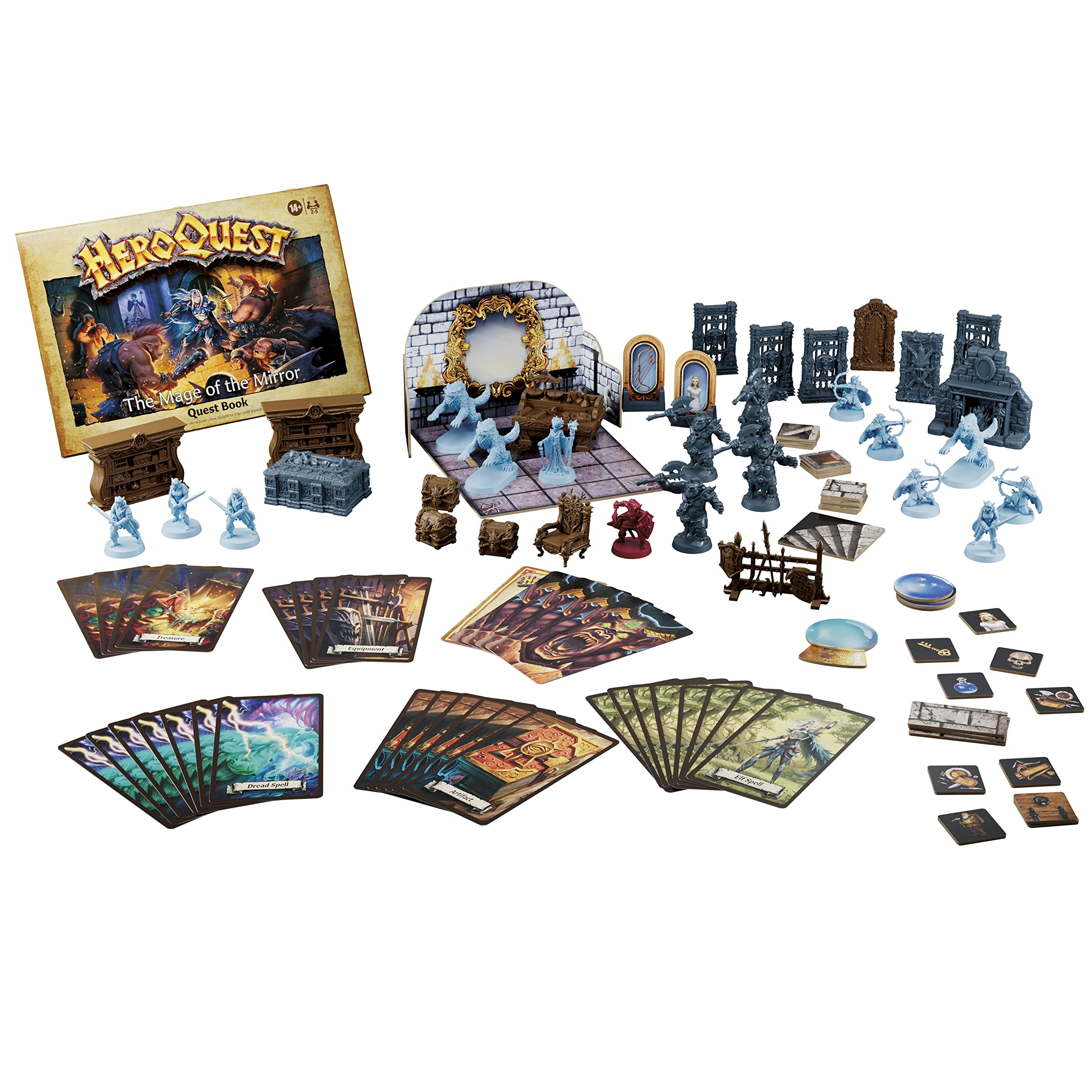 HeroQuest: The Mage of The Mirror Quest Pack - Fantasy Roleplaying Game for Ages 14+ | Requires HeroQuest Game System | Perfect for Game Nights and Family Adventures
