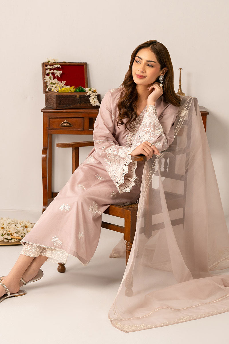 Elegant Burnished Mellow 2-Piece Set (Shirt & Dupatta) - Perfect for Festive Occasions, Weddings & Cultural Events
