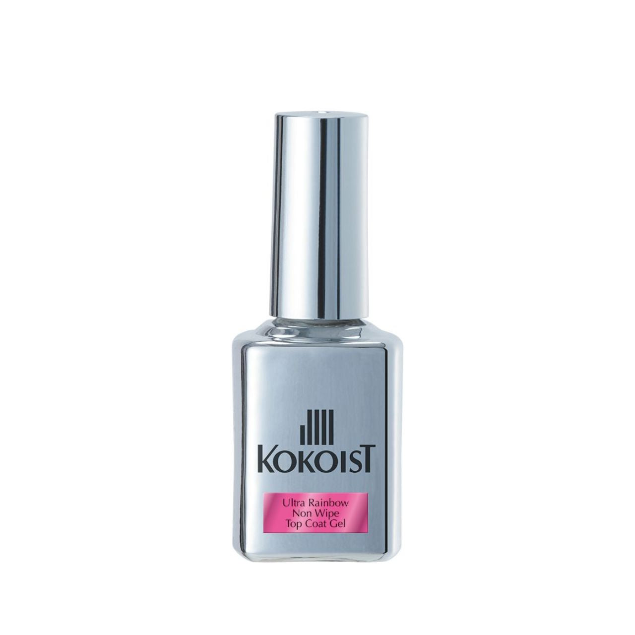 Kokoist Ultra Rainbow Non-Wipe Top Coat Gel 15ml - Long-Lasting Shine for Nail Art & Manicures - Perfect for Salon & Home Use