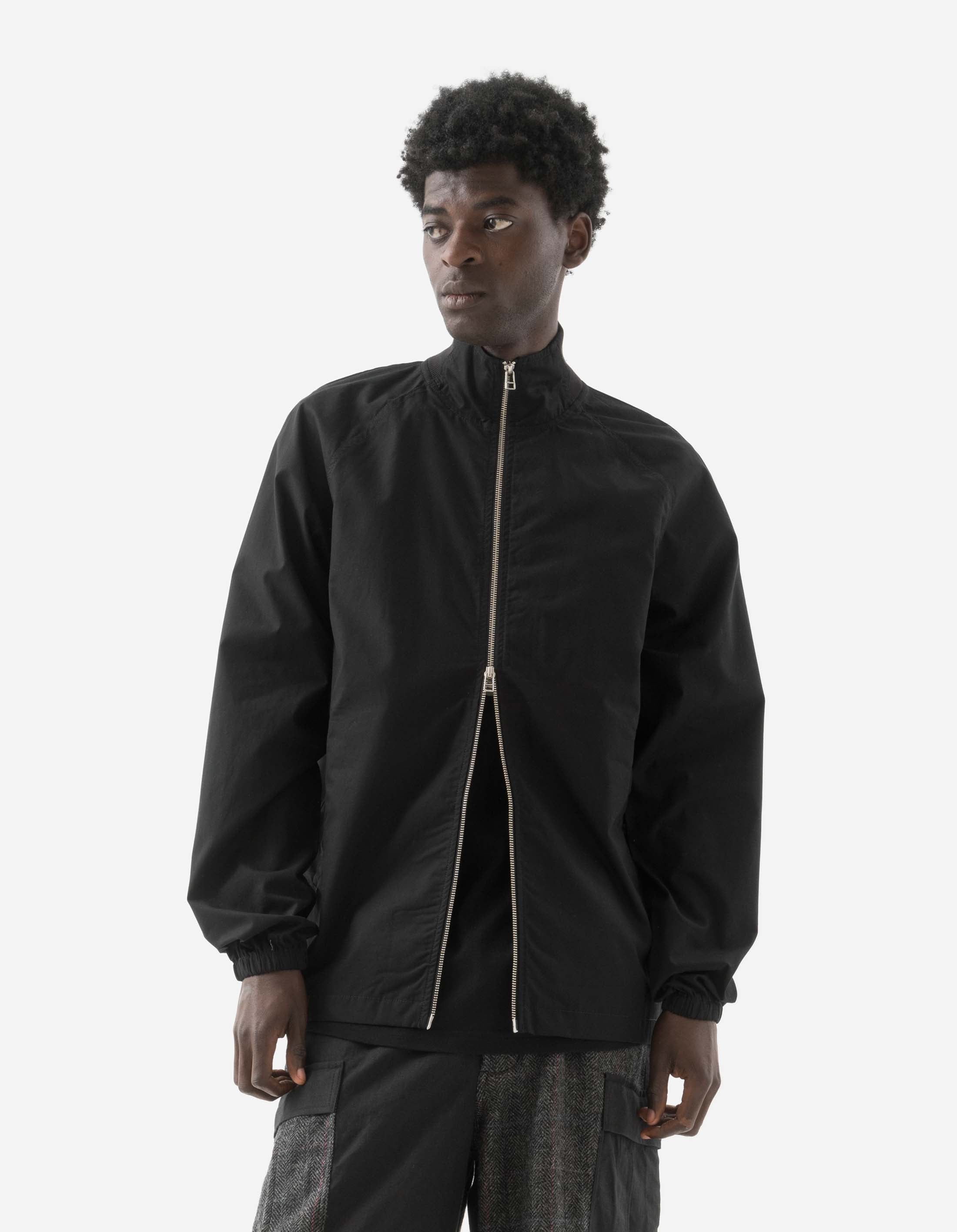 Men's 5308 Track Top Black - Lightweight Running Jacket for Outdoor Sports & Gym Workouts