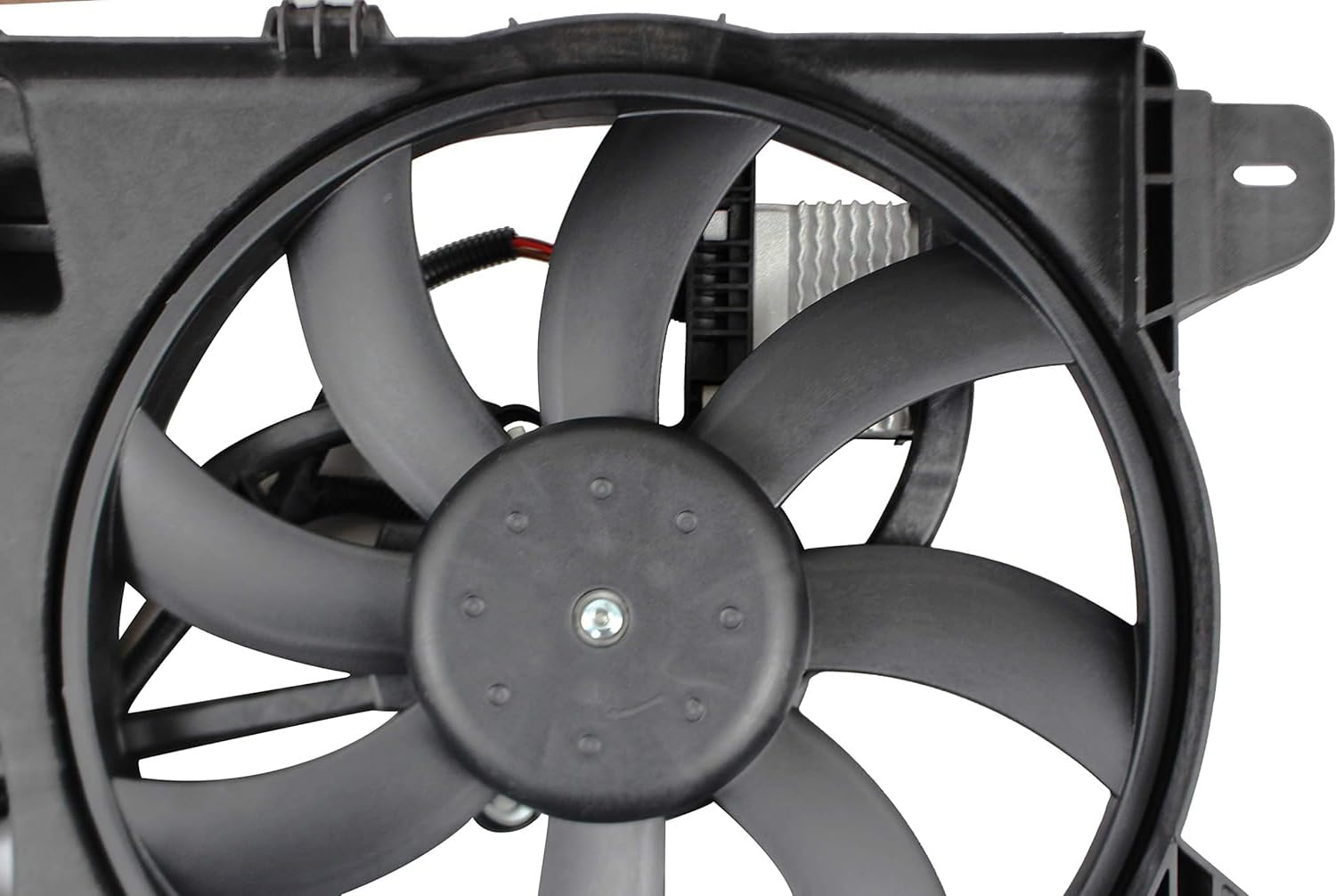 621-392 Engine Radiator Dual Cooling Fan Assembly for Ford Edge 2007-2014 & Lincoln MKX 2007-2015 V6 3.5L 3.7L - Replacement Part 7T4Z-8C607-A 7T4Z-8C607-B FO3115177 - Perfect for Overheating Prevention & Engine Cooling System Repair