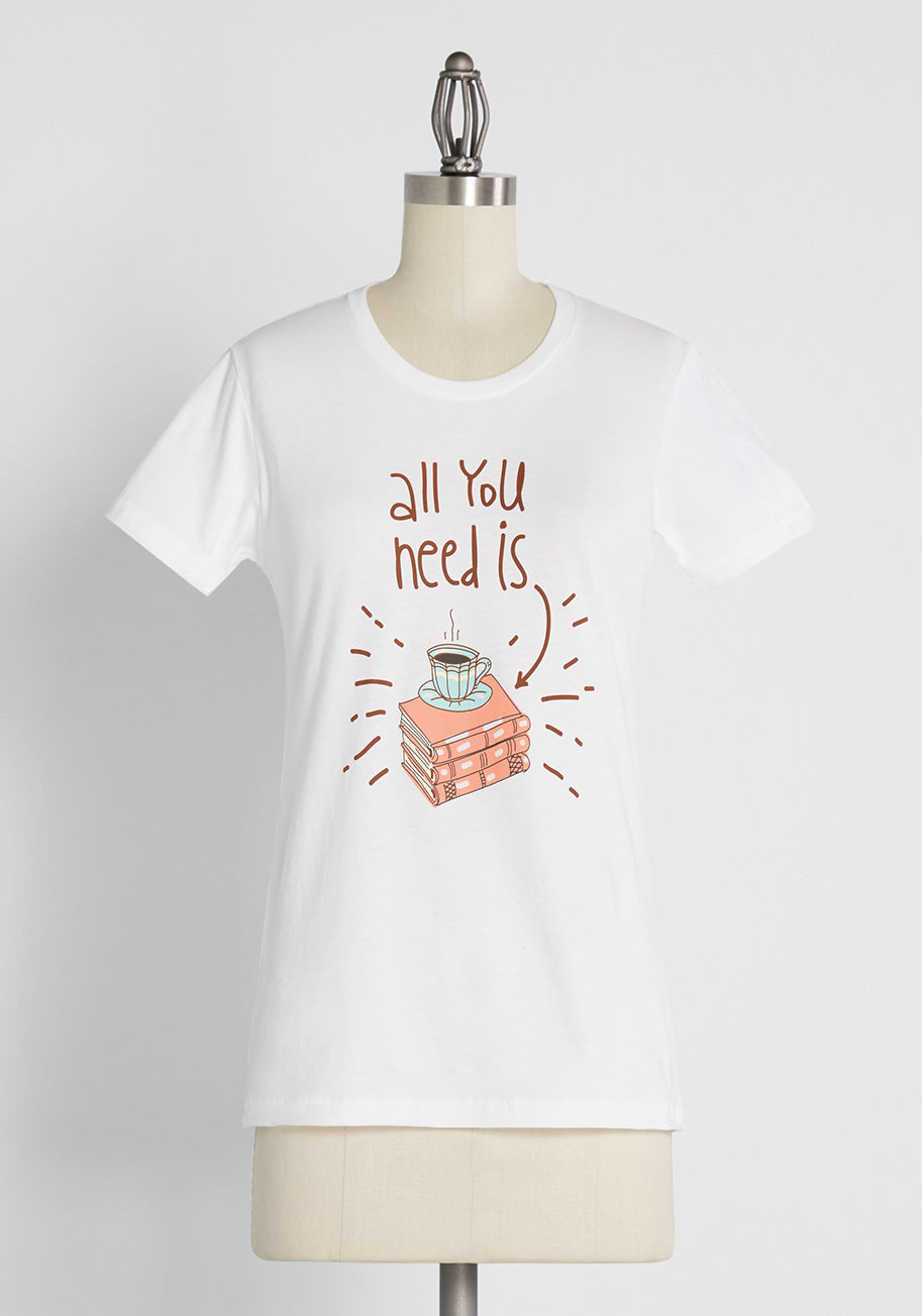 All You Read is Love Graphic Tee - Trendy Vintage Book Lover T-Shirt for Women & Men - Perfect for Reading Dates, Book Clubs & Casual Outfits