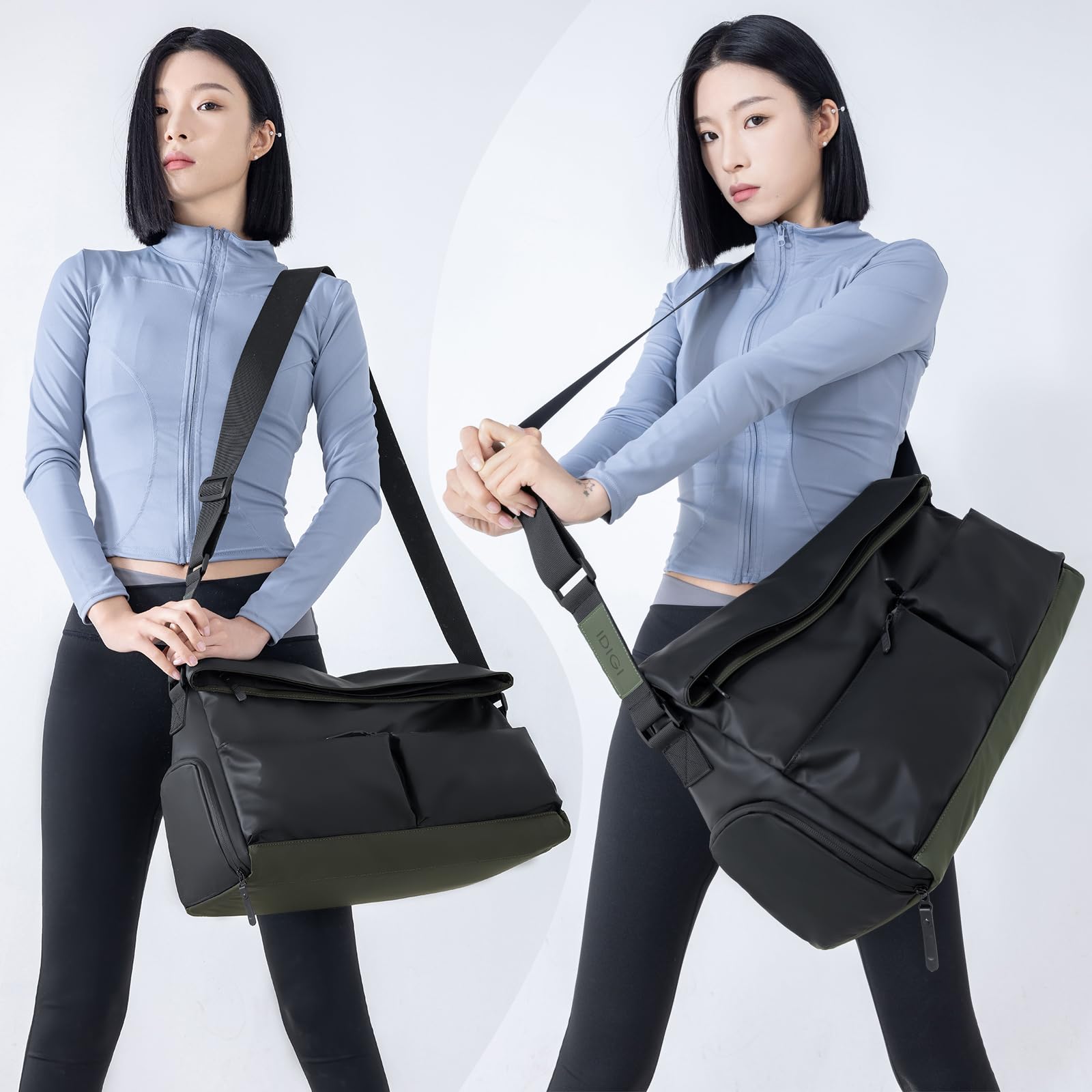 Waterproof Gym Bag for Women & Men with Shoe Compartment & Wet Pocket - Small Sports Duffle Tote Bag for Workout, Travel, Dance, Yoga | Perfect for Gym, Fitness Classes & Weekend Getaways