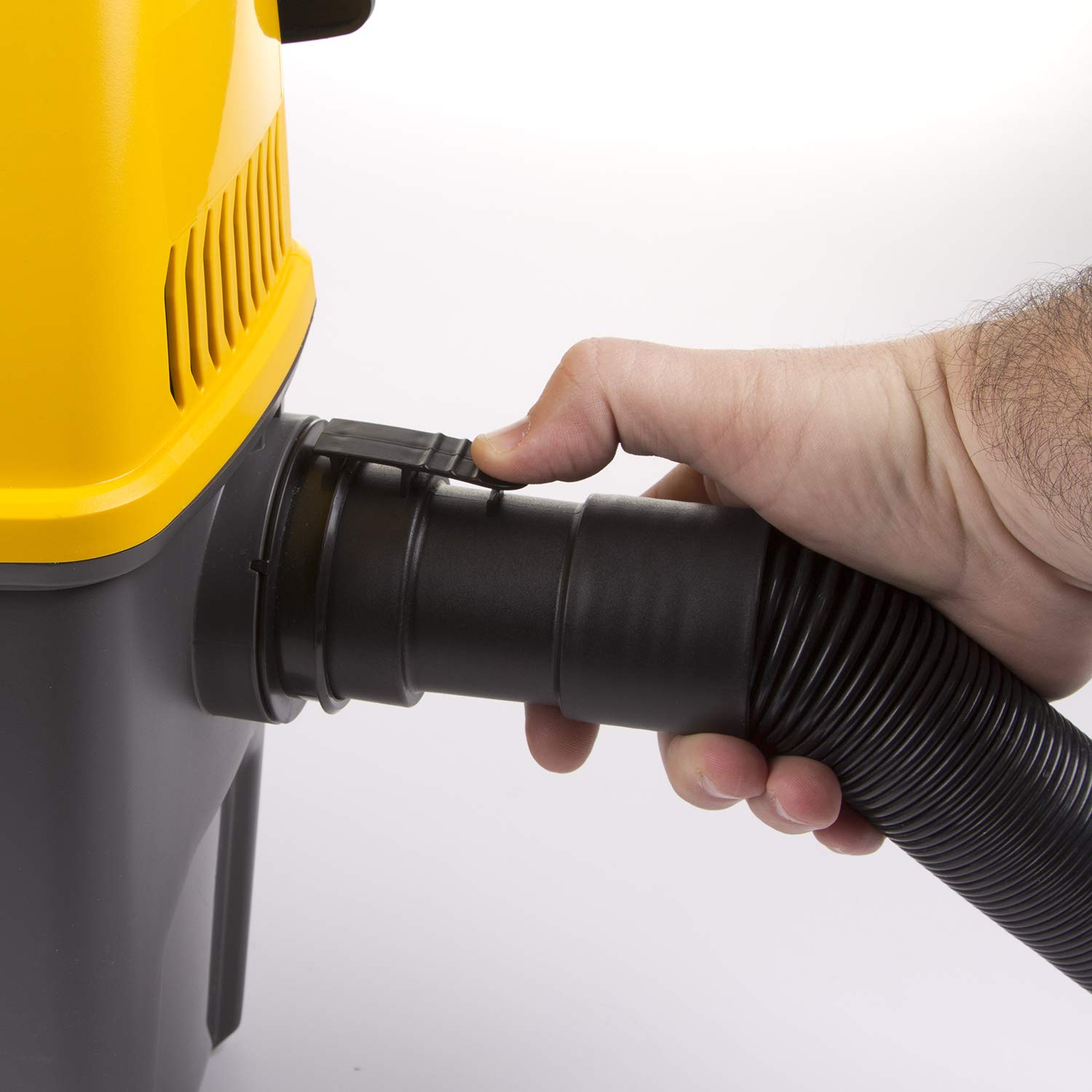 WORKSHOP Wet Dry Vacuum Hose Attachment 1-7/8-inch x 2 to 7 Feet Expandable Locking Hose for Shop Vacs - Perfect for Garage Cleaning, Workshop Dust Collection & Wet/Dry Debris Removal