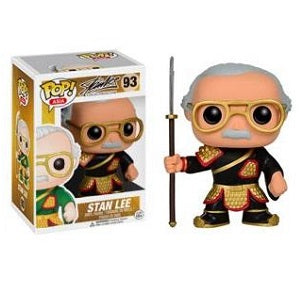 Funko Pop! ASIA: Stan Lee Guan Yu [Black Suit] #93 - Limited Edition 2016 Convention Exclusive | Perfect for Marvel Fans & Anime Collectors | Great for Display, Gifts & Pop Culture Collections