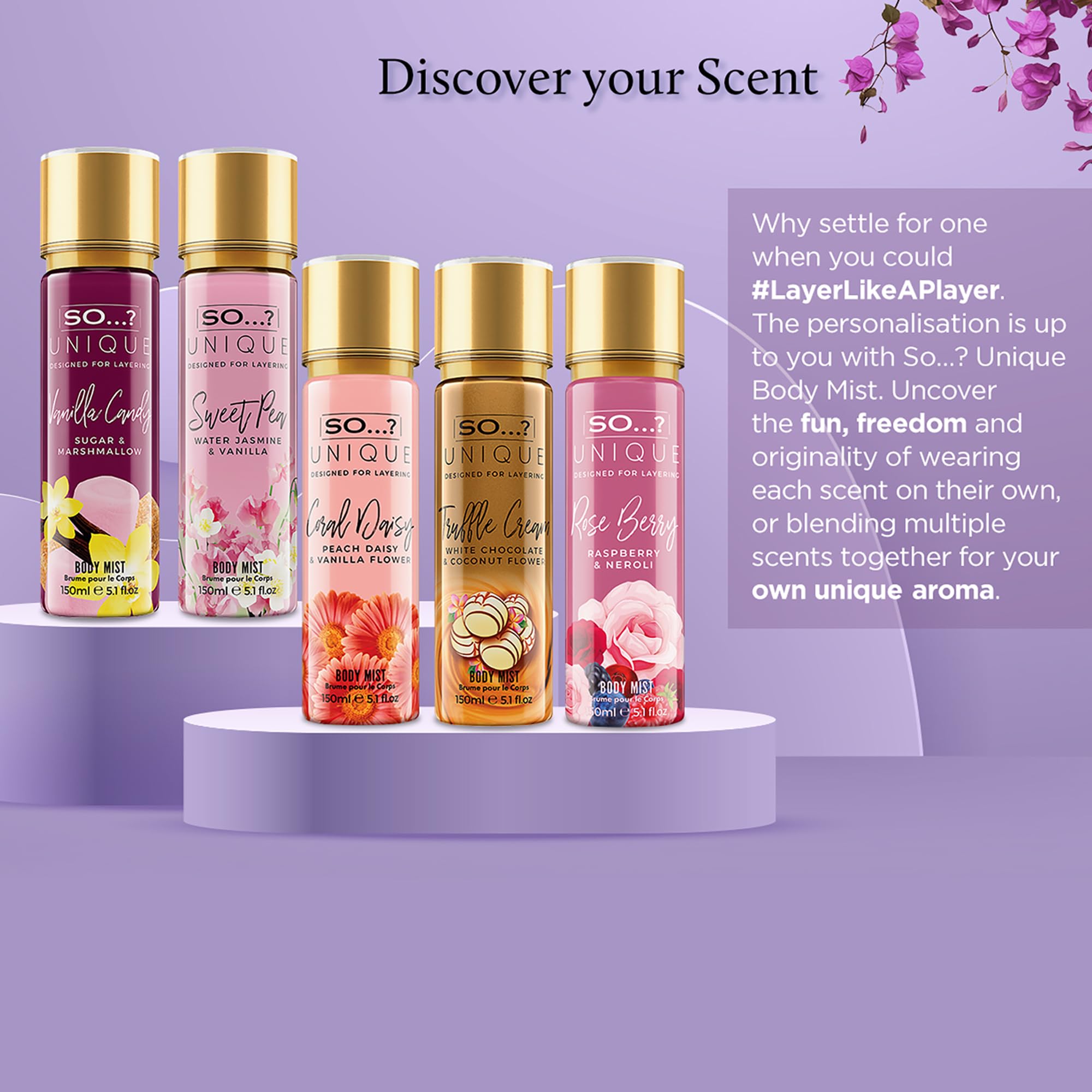 So...? Unique Rose Berry Body Mist for Women - Floral Fruity Vegan Perfume with Rose, Vanilla & Musk Notes - 5.1 oz Body Spray - Perfect for Daily Wear, Date Nights & Special Occasions