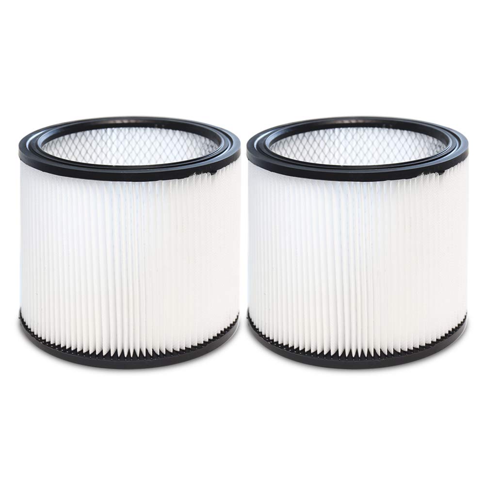 Shop Vac 90304 90350 90333 9030400 903-04-00 Replacement Filter - Compatible with 5 Gallon & Larger Wet/Dry Vacuums - High Efficiency Dust & Debris Filtration for Workshop, Garage & Construction Cleanup