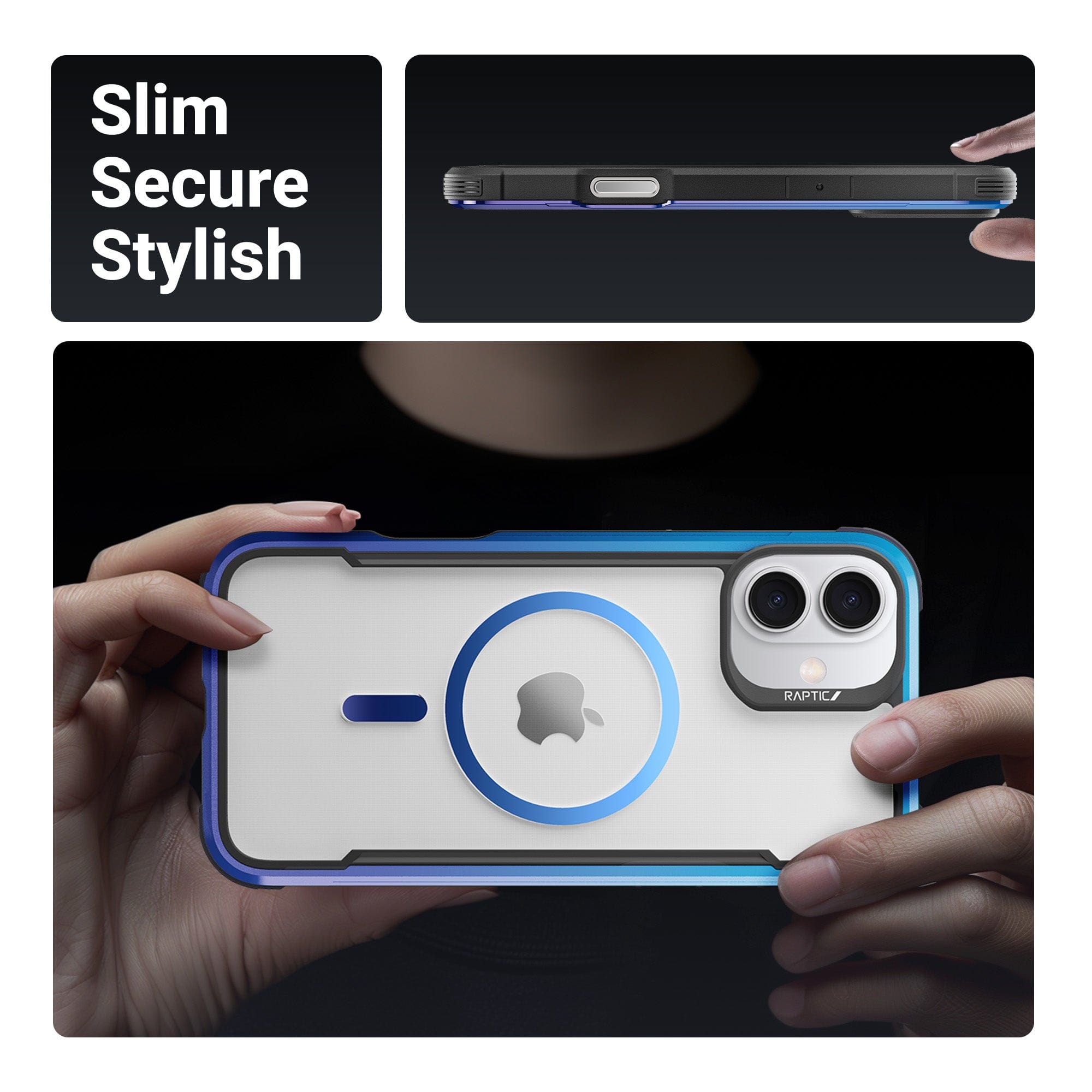Raptic Shield 2.0 MagSafe Compatible Case for iPhone 16 Plus - Shockproof & Anti-Scratch Protection for Everyday Use, Work & Outdoor Activities