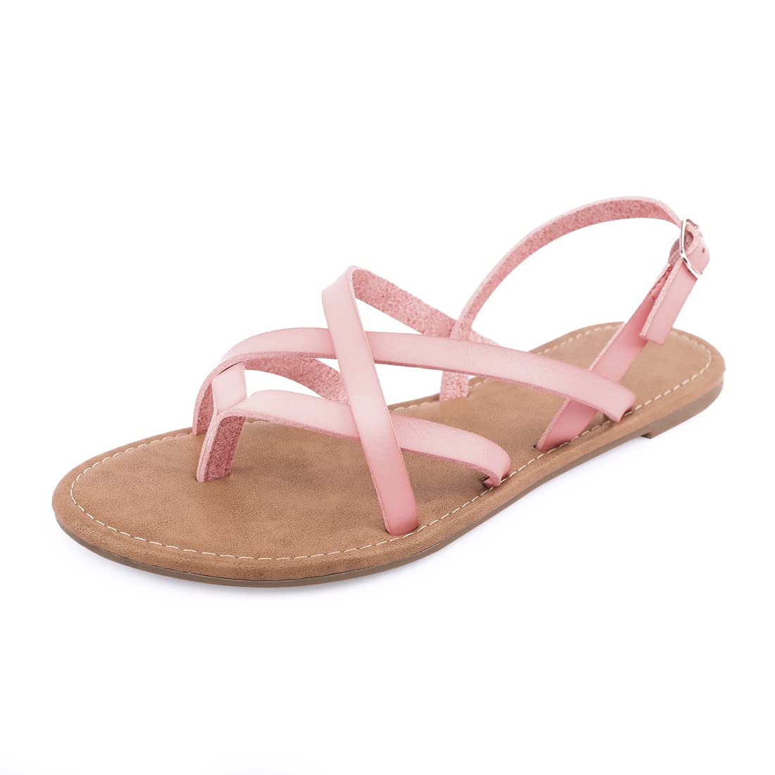 Women's Gladiator Flat Sandals - Strappy Fisherman Sandals with Ankle Strap | Comfortable Summer Casual Shoes for Beach, Vacation & Daily Wear