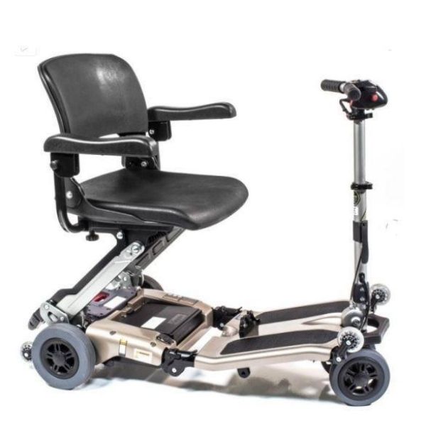 Freerider USA Luggie Super Lightweight Folding Mobility Scooter for Adults & Seniors - Compact Travel Electric Wheelchair for Airplanes, Shopping Malls & Outdoor Adventures