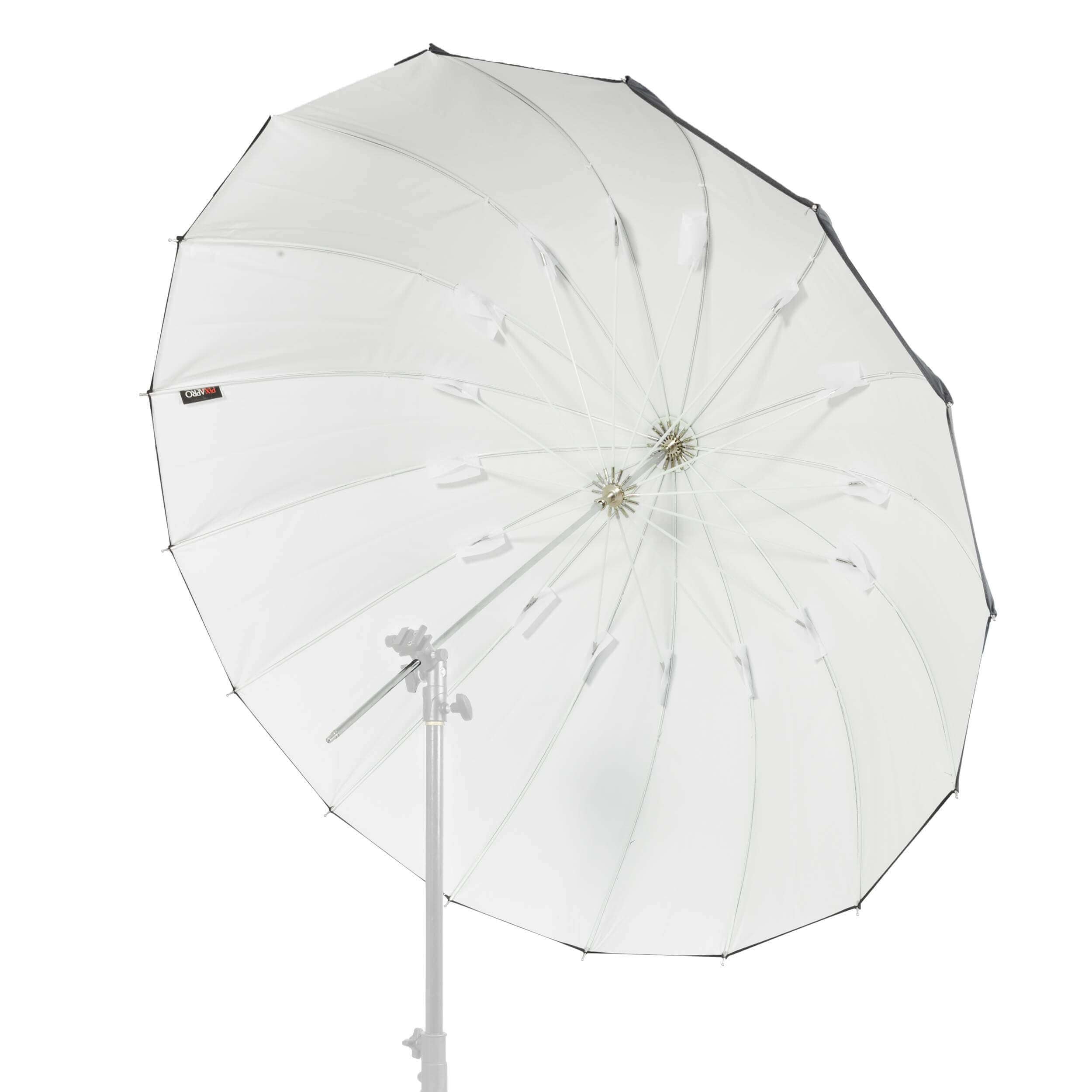 130cm Black/White Photography Studio Parabolic Reflective Umbrella - Professional Lighting for Portraits, Product Shoots & Commercial Photography