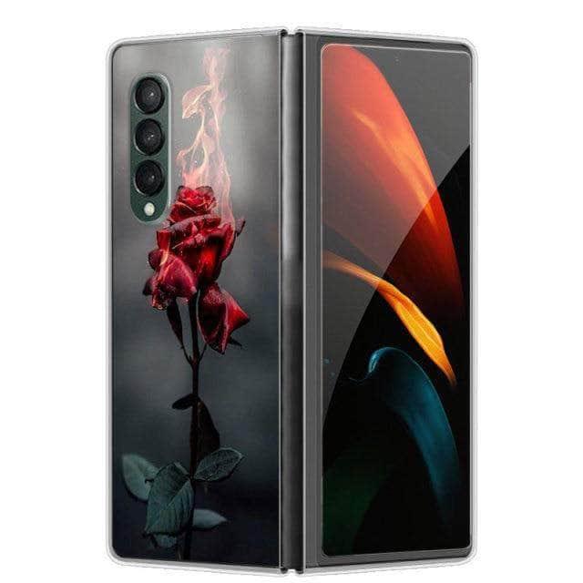 Durable Hard Plastic Galaxy Z Fold 3 5G Case with Stylish Design - Perfect for Everyday Protection & Gaming