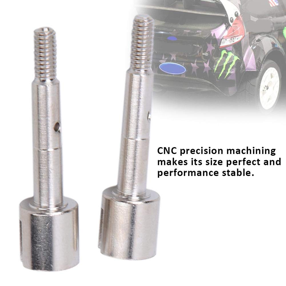 Tbest RC Wheel Axle - Front & Rear Upgrade Parts for 1/8 Electric Flux Gymkhana RC Cars (Black) | Durable Replacement for Off-Road Racing & Drifting